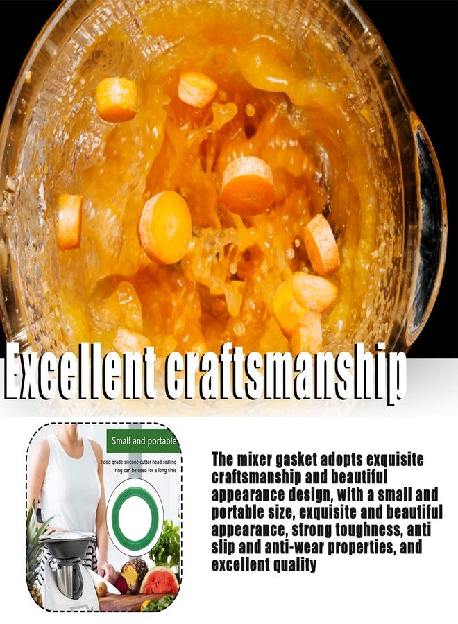 lvifloae 5Pcs Blender Sealing Gasket O-Ring Replacement Parts,Blender Gasket Sealing Ring for Vorwerk Thermomix TM5 TM6 Blender Accessory Countertop Blender Replacement Pitcher - Image 4